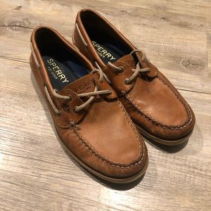 Sperry Top Sider Leather Boat Shoe Size 8